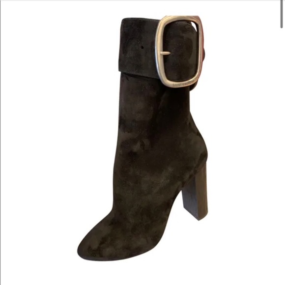 Saint Laurent Suede Boots - Picture 3 of 5